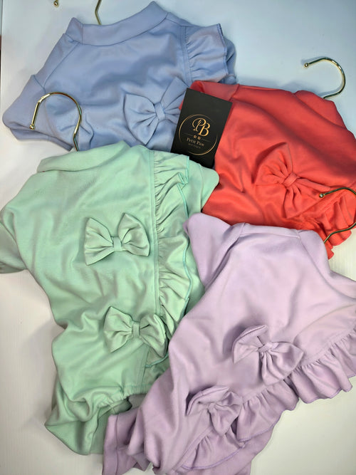 Body con Moño en Colores Pastel 