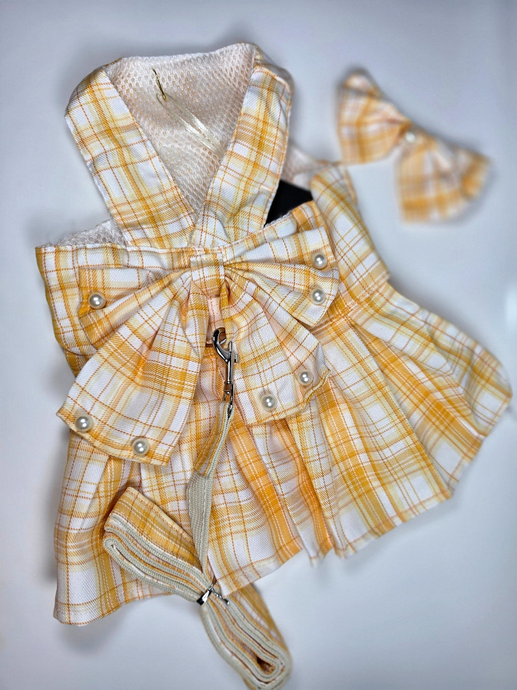 vestido tartán escocés para mascotas
