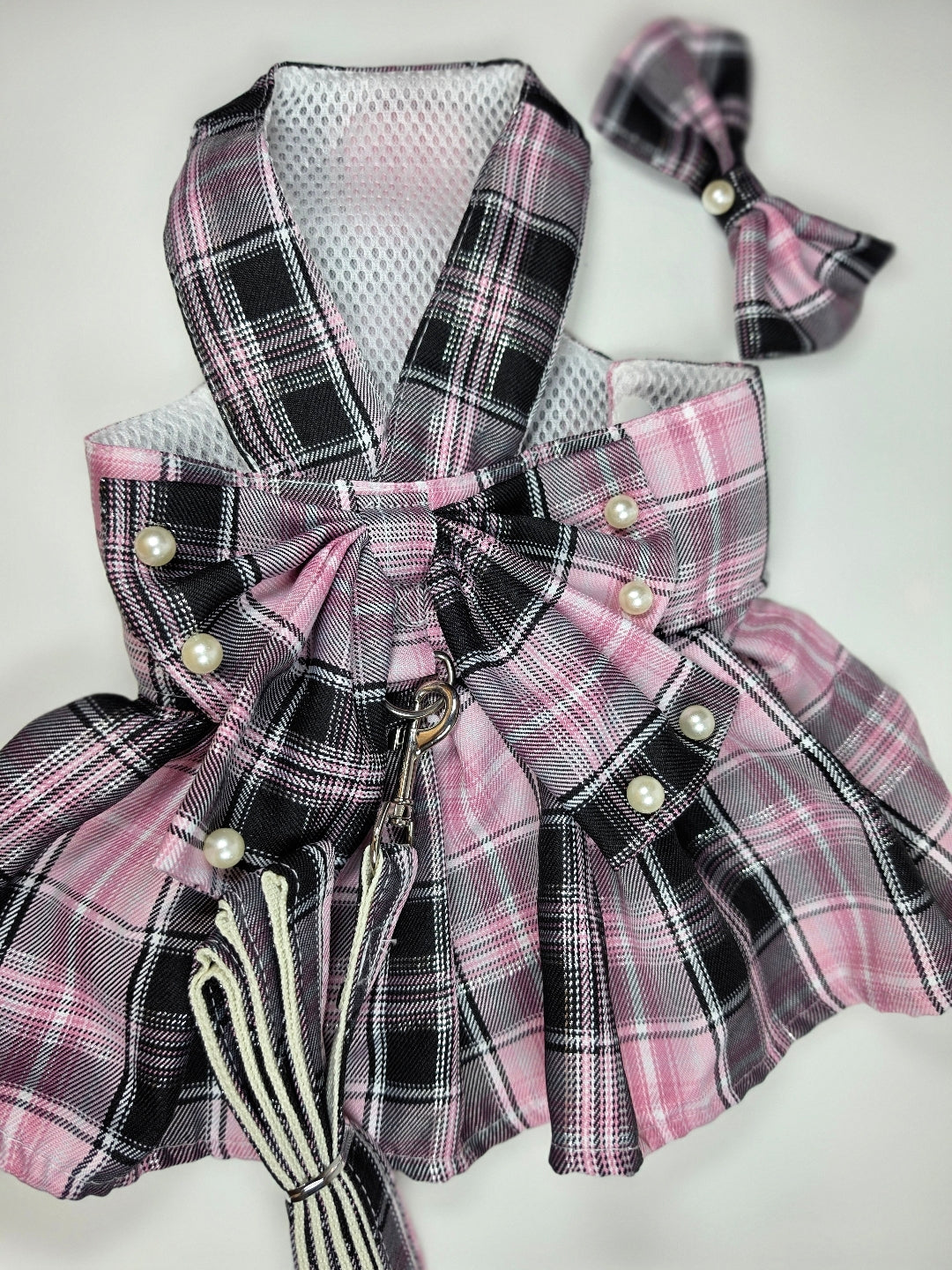 vestido tartán escocés para mascotas